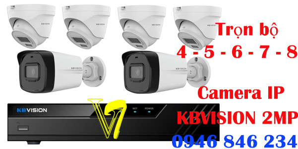 Trọn bộ camera ip kbvision giá rẻ